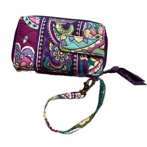 Vera Bradley Carry it All wristlet Retired Heather pattern